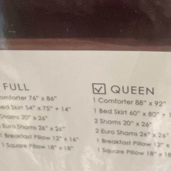 BNWT 8pc Queen comforter set - Picture 6 of 8